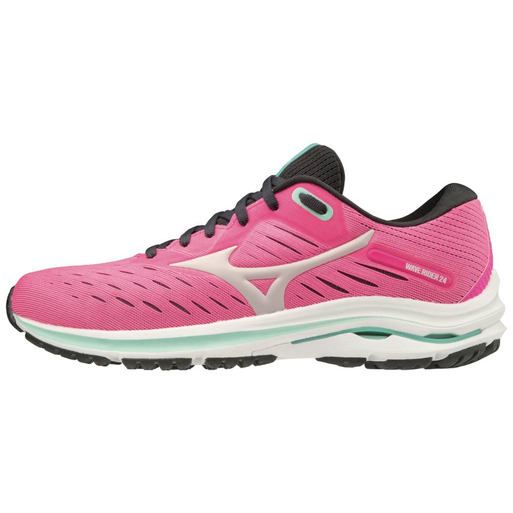 Zapatillas Running Mizuno Wave Rider 24 Mujer Rosas España ROIK-57869